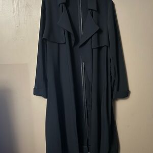Elegant Black Trench Coat